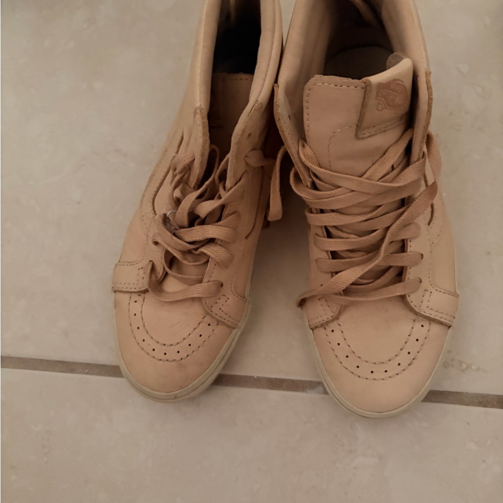 Vans Tan High-Top Sneakers